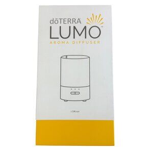 New! doTERRA Lumo Ultrasonic Aroma Diffuser Adjustable Light Maple Wood Base